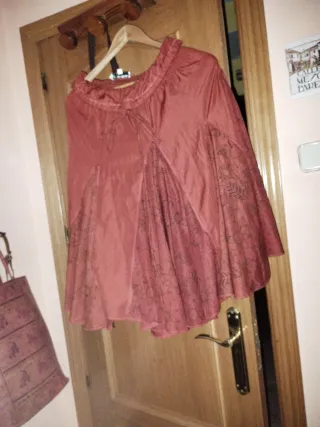 Falda larga estampada