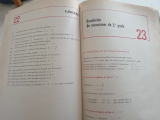 Matemáticas curso 1° bachillerato