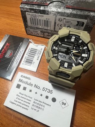 Casio GA-010-5AER⎪ORIGINAL⎪G-SHOCK ⎪BEIGE ARENA