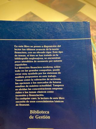 Direccion Financiera: Teoria y Aplicaciones