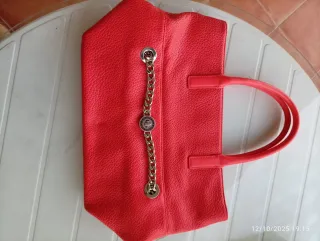 Bolso Versace Jeans Rojo y Dorado