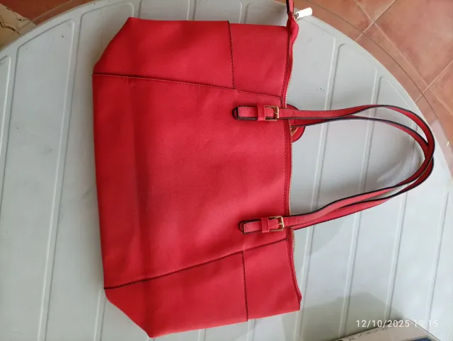 Bolso Versace Jeans Rojo y Dorado