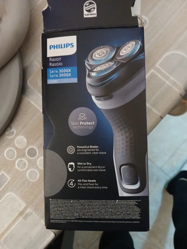 Philips Rasoio Serie 3000X Wet & Dry