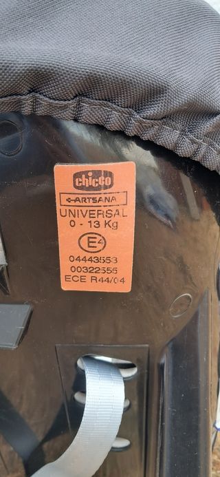 Silla, capazo y grupo 0 para bebe Chicco