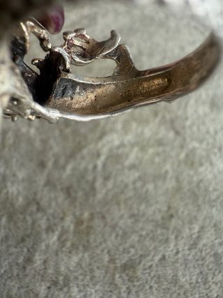 Anillo Plata Ley 925 Dragón
