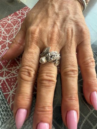 Anillo Plata Ley 925 Dragón