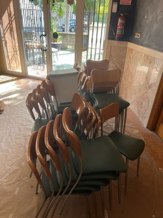 Mesas y Sillas de Bar Madera 