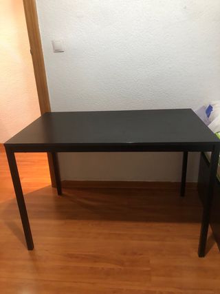 Mesa comedor/escritorio negra