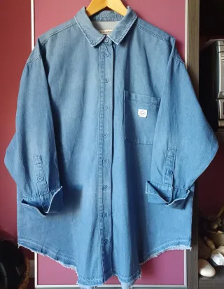 Camisa vaquera oversize Pull&Bear