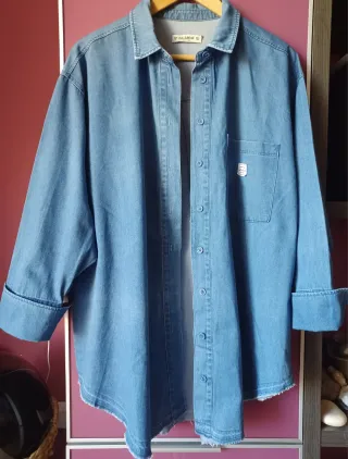 Camisa vaquera oversize Pull&Bear
