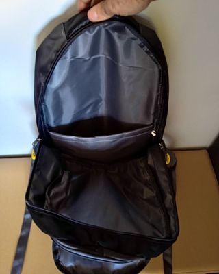Mochila impermeable casual gris/negra