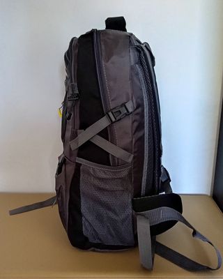 Mochila impermeable casual gris/negra