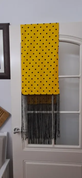 Conjunto falda rociera cuadros y lunares