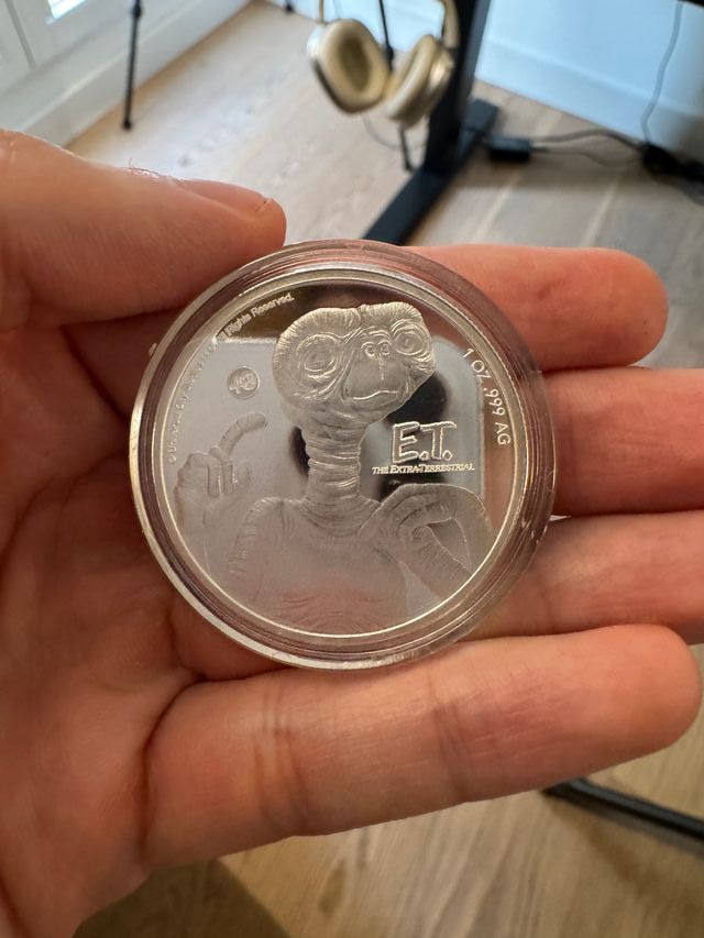 Moneda Plata 1oz E.T. Niue 2022