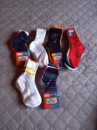 Calcetines Niños Varios Colores Talla 23-25