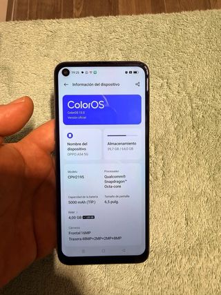 Telefono nero Oppo A54 da 64 GB