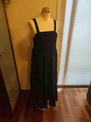 Vestido Maxi Negro Talla XL