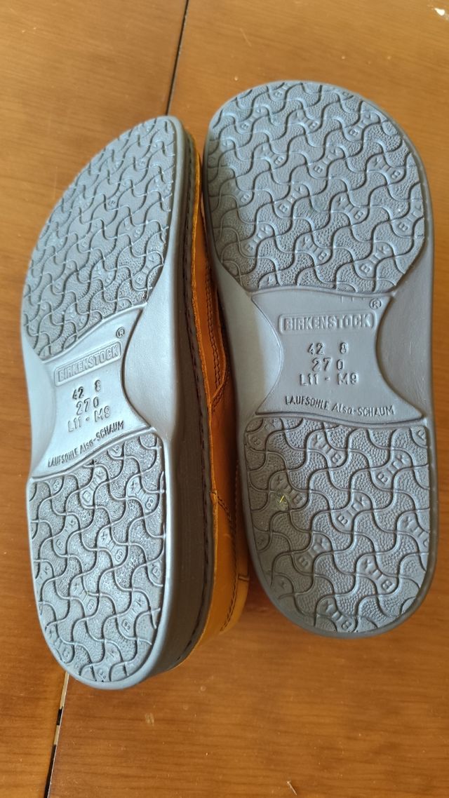 Zapatos Birkenstock Bodega Cuero Marrón Talla 42