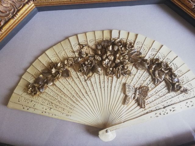 Cuadro decorativo con abanico