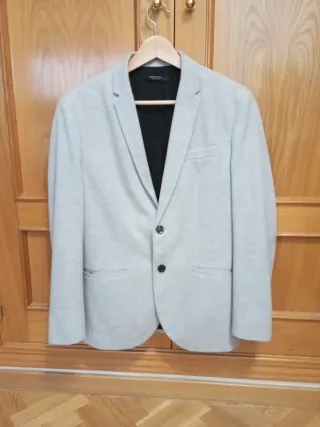 Chaqueta americana gris