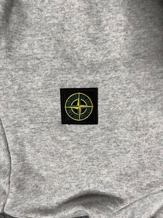 Felpa Stone Island Grigia Zip