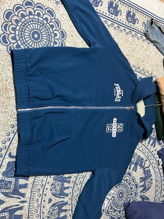 Chaqueta Hacoo Oversize Azul
