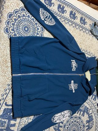 Chaqueta Hacoo Oversize Azul