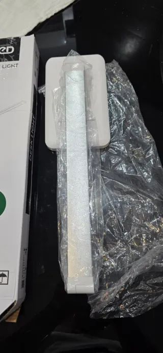 Lámpara LED Escritorio Aluminio Blanca