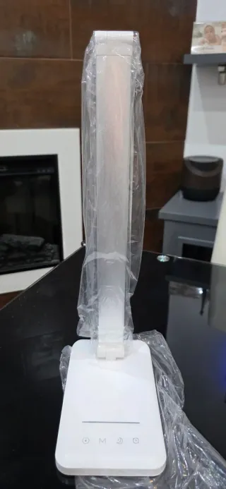 Lámpara LED Escritorio Aluminio Blanca