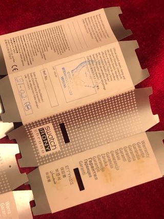 Libretti garanzia Swatch Irony Chrono vintage