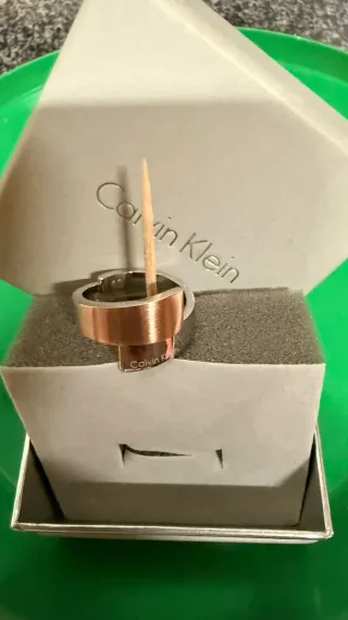 ANILLO CALVIN KLEIN (INTENSE)bicolor