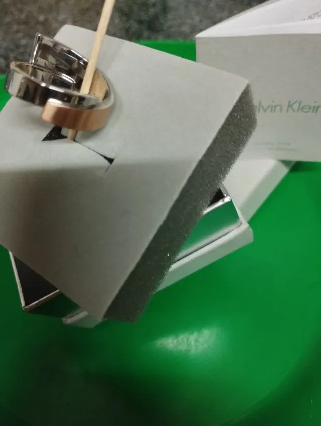 ANILLO CALVIN KLEIN (INTENSE)bicolor