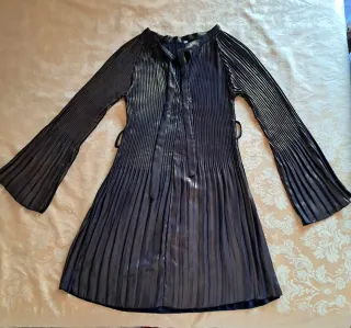 Vestido plisado fiesta