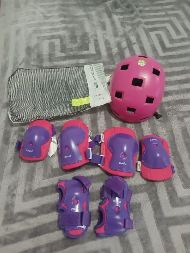 Kit Casco y Protecciones Oxelo