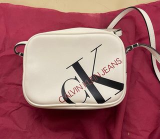 Borsetta Calvin Klein Jeans bianca