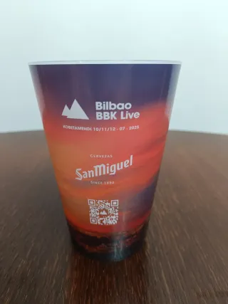 Vaso Grande BBK Live 2025 San Miguel