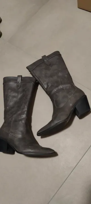 Stivali Western Glamorous Grigio