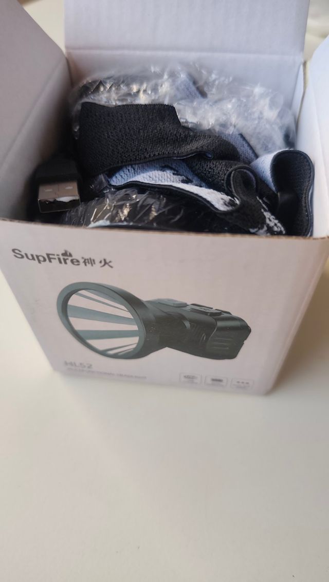 Lampada frontale USB Superfire HL52 | 200lm 350m