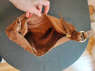 Bolso Stradivarius piel marrón