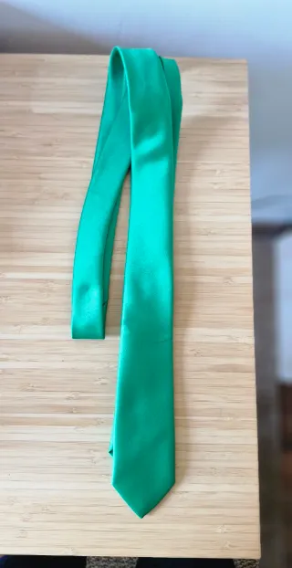 Corbata Boccola juvenil verde