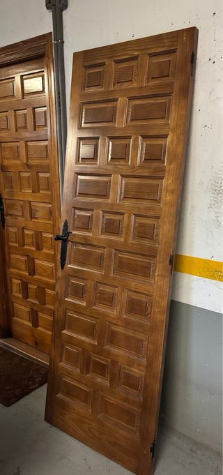 Puerta Castellana Madera Maciza