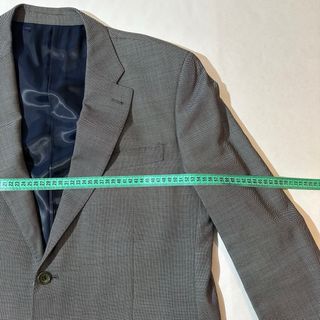 Traje de chaqueta gris con pantalón - Talla 52