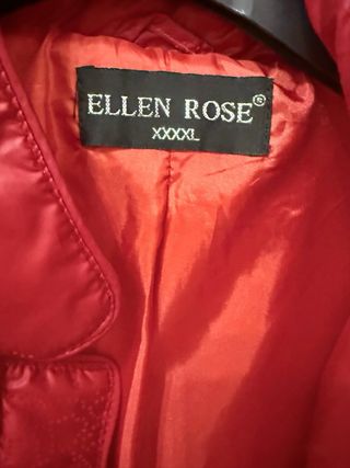 Chaqueta acolchada roja Ellen Roe