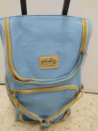 Conjunto Maletas Viaje Azul y Beige