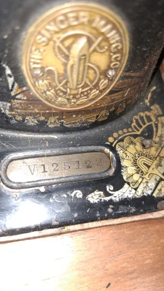 Macchina da cucire Singer antica dal 1908  V125122