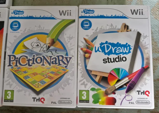 Consola Wii + Pictionary + Accesorios + Juegos