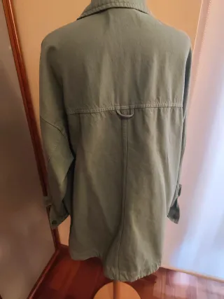 Chaqueta Oversize Verde Militar Talla L