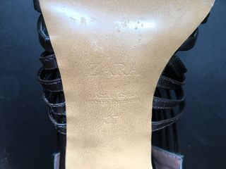 Sandalias Tiras Tacón Metálico ZARA T37