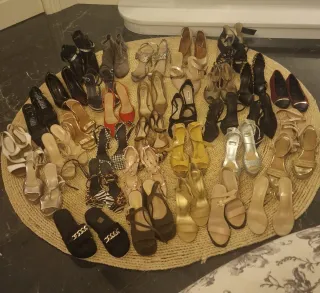 Lote 34 pares Zapatos Mujer Talla 37