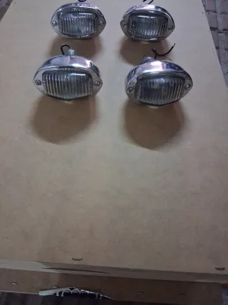 Luces de Posición Coche/Moto Cromadas. 4 unidades
